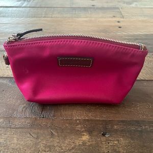 Dooney & Bourke Nylon Cosmetics/card vouch with key ring